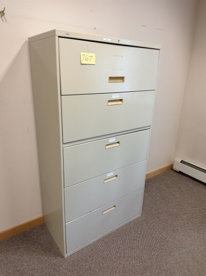 Hon 5-Drawer File Cabinet