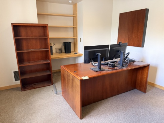 Lot: 4pc Office Furniture Set