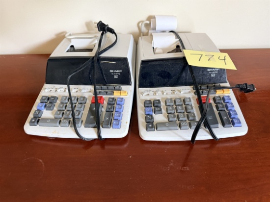 Bid Price X 2 - (2) Sharp El-1197p Calculators