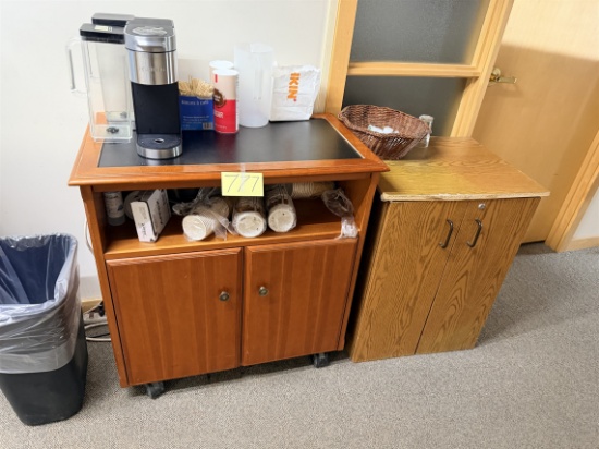 Bid Price X 2 - (2) 2-Door Stands & Contents: