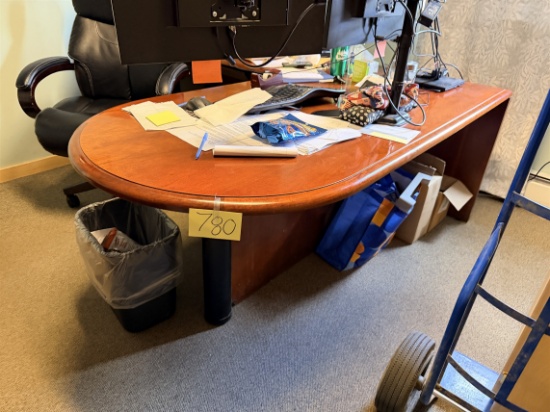 Kimball U-Shape Desk 105" X 6' & Credenza 6' X 23"