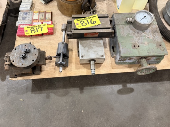 Lot: 3-Machine Vises, Cylinder Hone