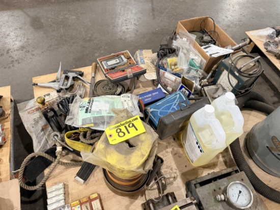 Misc. On Pallet: Precision Instruments, Straps