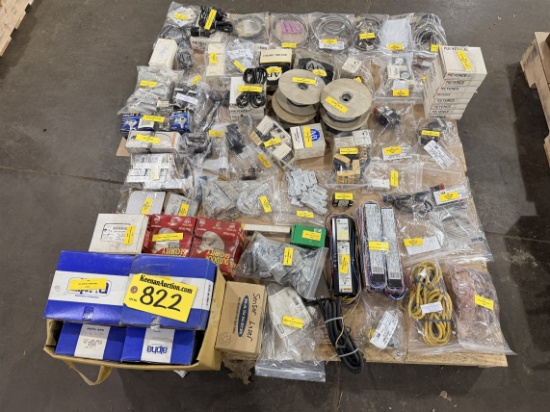 Lot Of Assorted Electrical, Shrink Tube, Relays