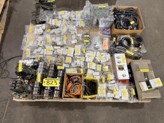 Lot Of Assorted Electrical, Sq D Htr, Plc, Relays