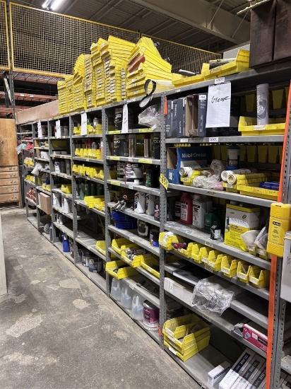 5-Metal Parts Racks & Contents: