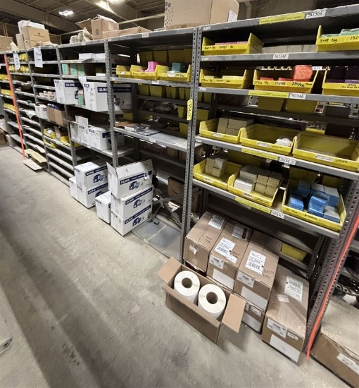 5-Metal Parts Racks & Contents:
