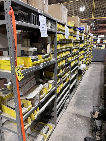 8-Metal Parts Racks & Contents: