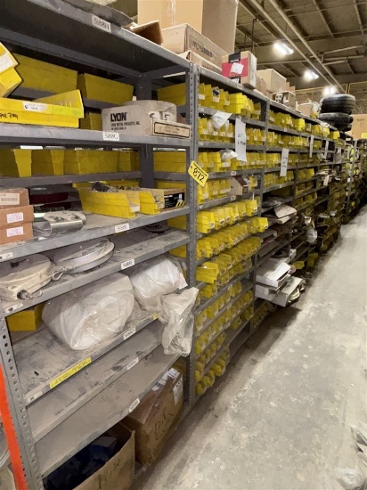 9-Metal Parts Racks & Contents: