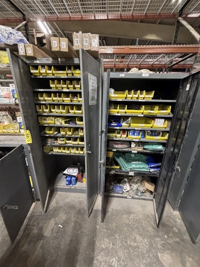 BID PRICE X 2 - (2) METAL 2-DOOR CABINET