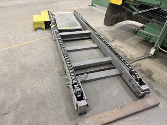 12' X 36" 2-Stand Transfer Conveyor, 81x Chain