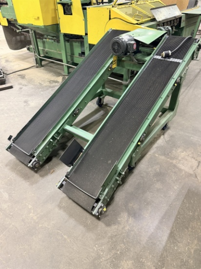 2-Strand 82" X 12" Incline Belt Conveyor