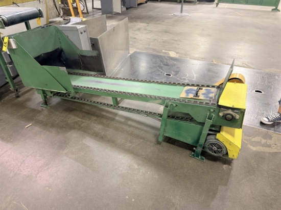 8' X 13" Accumulating Conveyor W/ Electric Eye