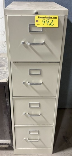 Bid Price X 2 - (2) Hon 4-Drawer File Cabinets