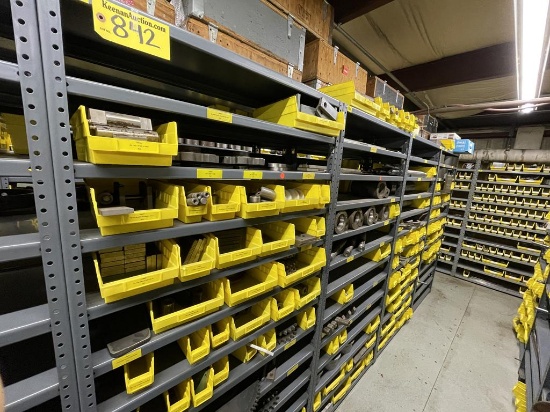 Trim Saw & Molder Parts On 2-Sections Of Shelving
