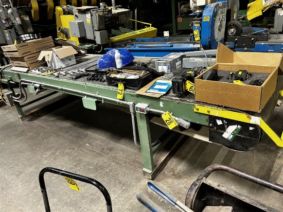 Belt Conveyor 155" X 38" 1hp, 3ph