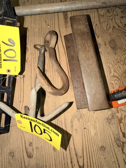 Lot: 12" Anchor & 13" I-Beam