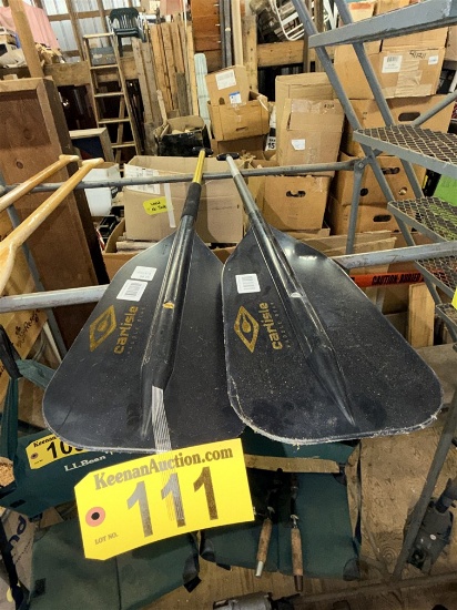 Pair Of Carlisle Oars