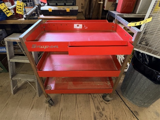 Snap-On 3-Shelf Metal Mechanics Cart