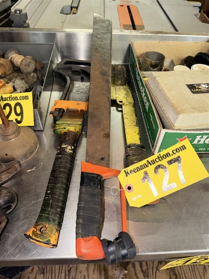 Bid Price X 3 - (3) Machetes, 1-Fiskars