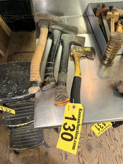 Bid Price X 4 - (4) Assorted Axes