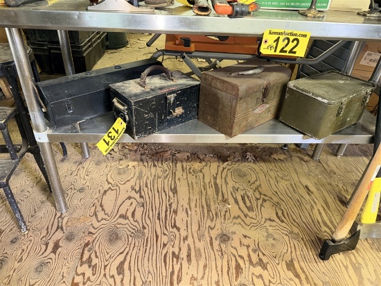 Lot Of 4-Assorted Toolboxes