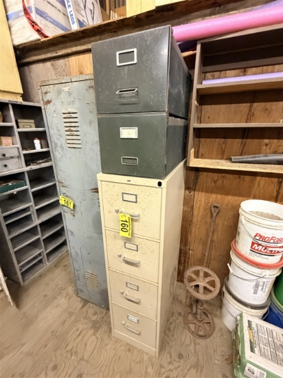 Lot: 2-Drawer & 4-Drawer File Cabinets