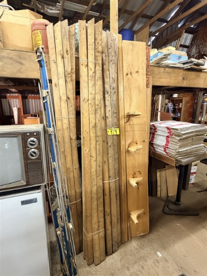 Lumber Lot: Bifold Door, 2x4'S, Plywood