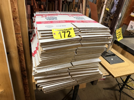Lot: 49-Cardboard Boxes, Single Wall 9.5" X 9.5" X 13"H