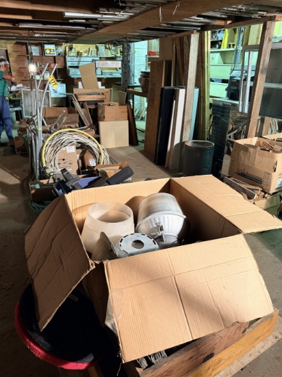 Lot: Misc. Hardware, Electrical, Automotive , Hubs, Rims