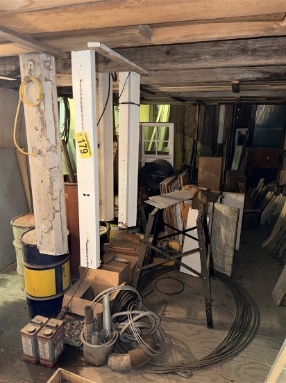 Lot: Misc. Building Supplies, Windows, Cabinetry Hardware