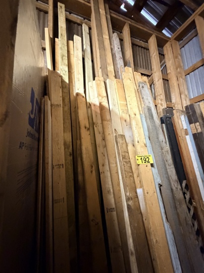 Lot: Assorted 2x4'S & Assorted Lengths Lumber