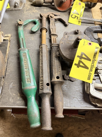 Lot: 2-Nail Pullers & Sharpening Stone