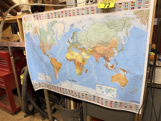 Michelin 2005 World Map, 57" X 40"