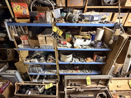 2-Metal Parts Racks & Contents: