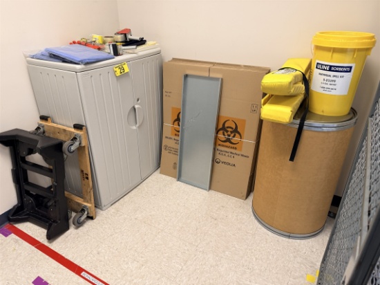 LOT: ICEBERG 2 DOOR STORAGE CABINET