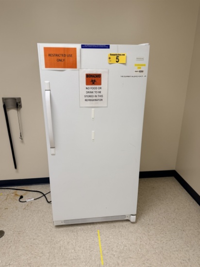 FRIGIDAIRE UPRIGHT REFRIGERATOR, MODEL FRU17G4JW20