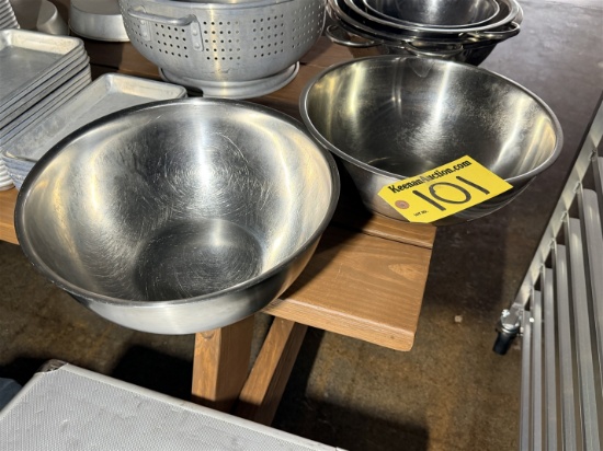 2-Stainless Steel Mixing Bowls