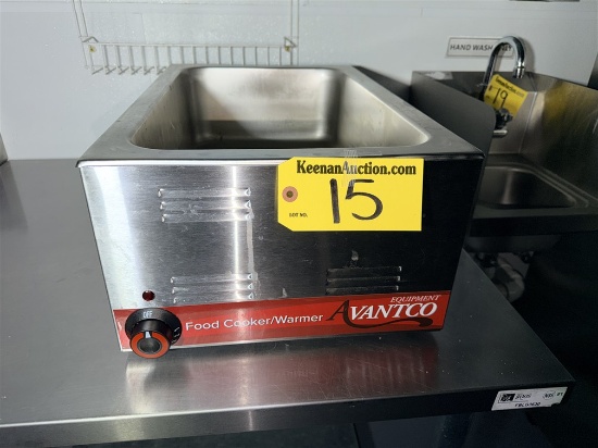 AVANTCO 12"X20" FULL SIZE ELECTRIC COUNTERTOP FOOD WARMER