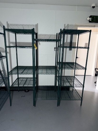 BID PRICE X 3 - (3) REGENCY WIRE KITCHEN RACKS