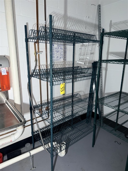 REGENCY 4-SHELF WIRE KITCHEN RACK, 36"X24"X74"H
