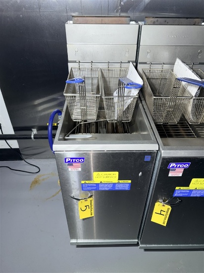 2025 PITCO MODEL 40D 40-45LB TUBE FIRED GAS FRYER