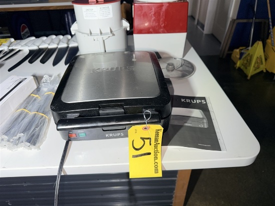 KRUPS COUNTERTOP WAFFLE MAKER
