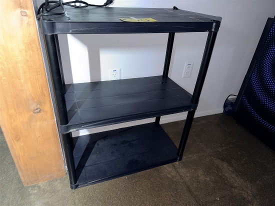 4-Shelf Plastic Storage Rack
