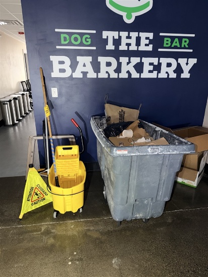 LOT OF ASSORTED CLEANING TOOLS: