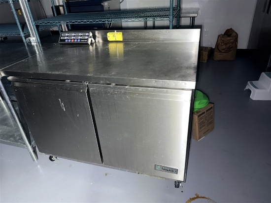SUPERA 48" 2-DOOR REFRIGERATED PREP COUNTER