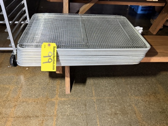 Bid Price X 12 - (12) Full Size Sheet Pack Racks W/ 2-Cooling Racks