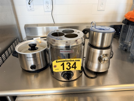 BID PRICE X 3 - (3) S/S COUNTERTOP KITCHEN APPLIANCES:
