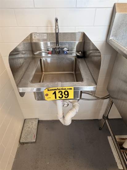MIXRITE 14" HAND SINK, MODEL MRS-HS-14