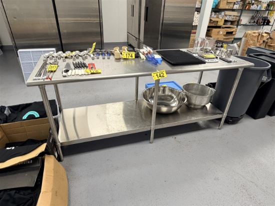 NBR EQUIPMENT 7' X 30" S/S TABLE